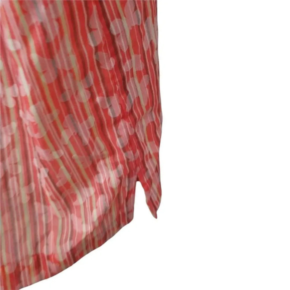 Carroll Reed Blouse, Semi Sheer, Butterflies, 2X - Picture 4 of 7